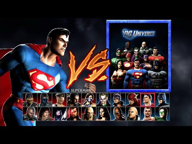 Mortal Kombat vs DCU - SUPERMAN vs DC Universe (Arcade Ladder)