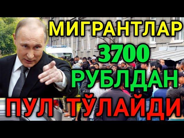 ЭНДИ МИГРАНТЛАР 3700 РУБЛДАН ПУЛ ТЎЛАЙДИ ОГОХ БУЛИНГ ТАРКАТИНГ