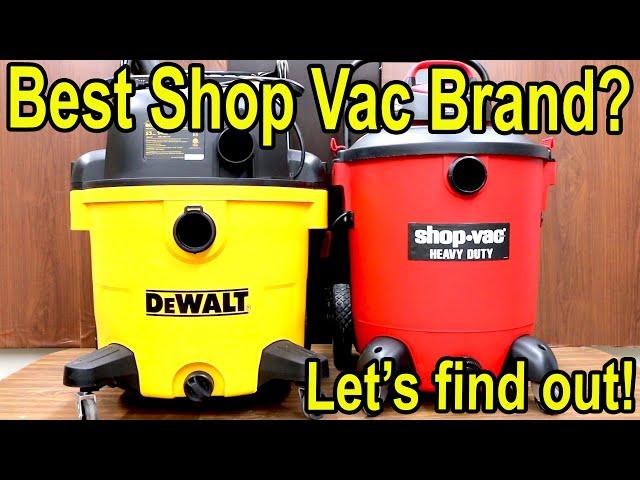 Best Shop Vac? Ridgid vs Shop Vac, DeWalt, Stanley, Hart, Craftsman