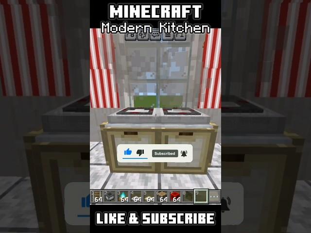 Minecraft Modern Kitchen || #minecraft #shorts #short #trending #video #viral #fyp  #viralvideo #yt