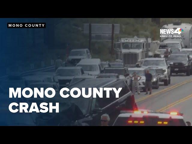 Multiple people injured after crash in Mono County that temporarily shut down US-395