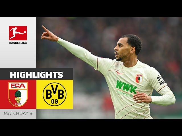 Double-Scorer Claude-Maurice Angers Dortmund | FC Augsburg-Borussia Dortmund 2-1 | Highlights | MD 8