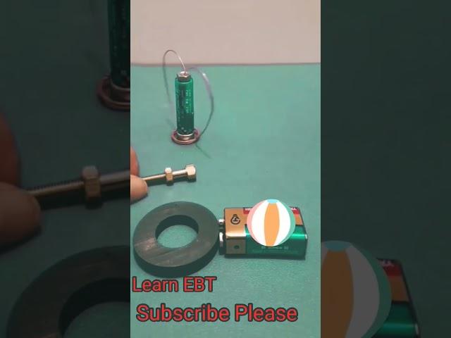 Realistic Experiment with magnet and battery #viral #viralvideo #viralshort