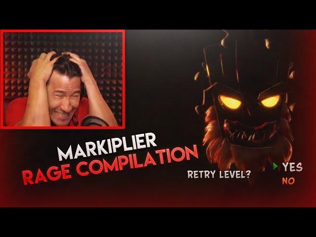 [RAGE COMPILATION] Markiplier vs Crash Bandicoot: The High Road