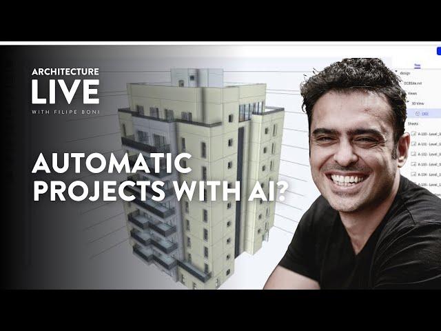 Automatic Plans With AI Softwares (Swapp and Maket) - Daily Architecture Live With Filipe Boni