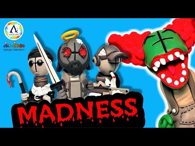 Трикки, Джебус, Деймос и Сэнфорд | Madness Combat | Диорама | Лепим фигурки