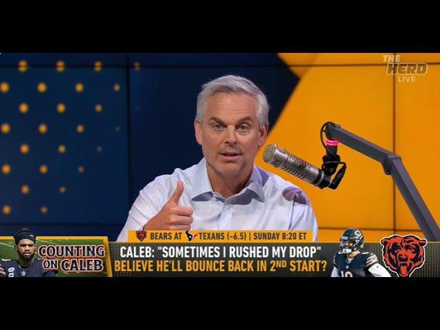 THE HERD | Colin Cowherd STUNS Caleb Williams Needs To STOP Playing Backyard Ball With Chicago Bears