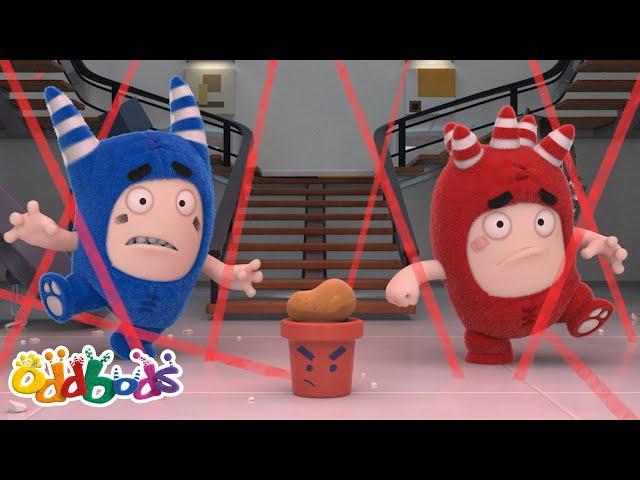 Fuse and Pogo's Laser Quest | Oddbods Cartoons | Funny Cartoons For Kids