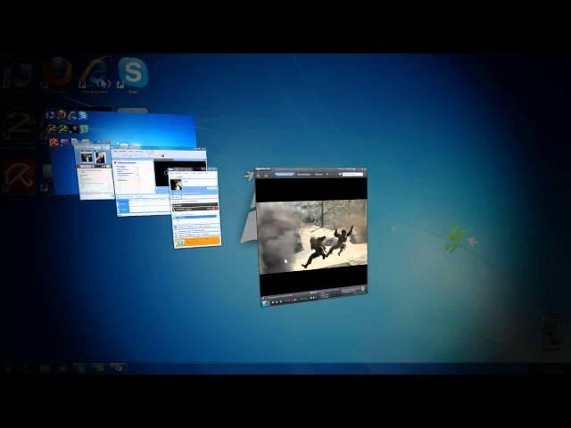 Windows 7 - Aero Flip 3D