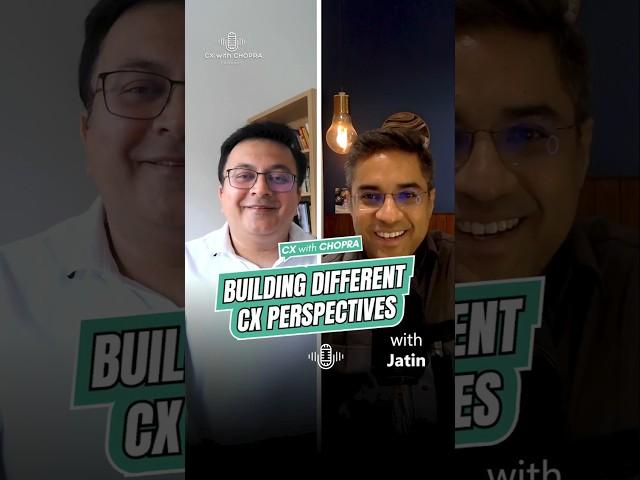 Building different CX perspectives with Jatin. #kfc #kfcfastfood #cxinsiderpodcast #podcast #shorts