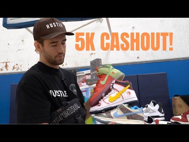 QUICK 5K CASHOUT AT A SNEAKER EVENT!