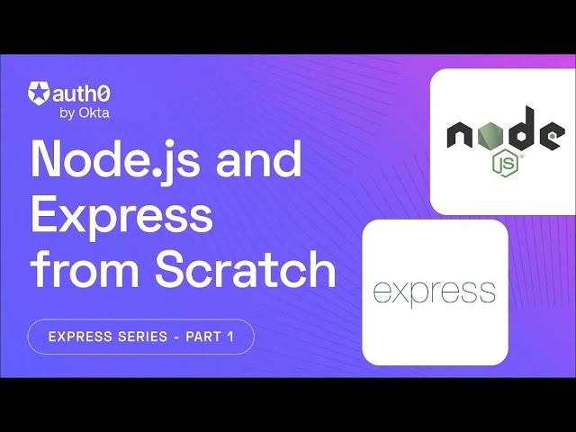 Getting started with Node js Express and EJS templating | Express and Auth Series Part 1