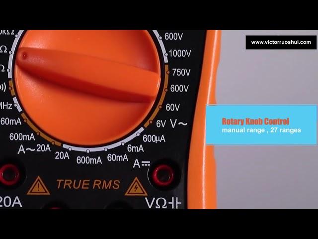 890E Victor Ruoshui True RMS multimeter