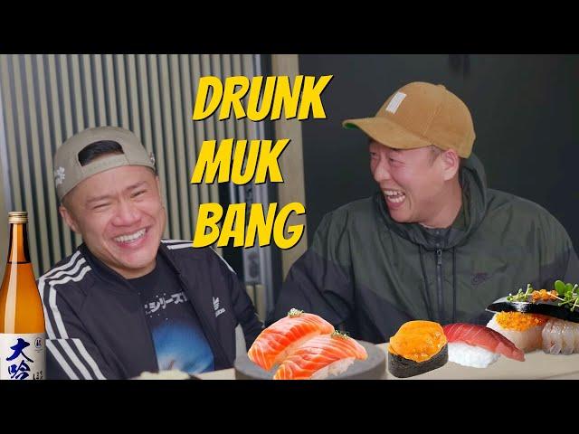 Best Sushi We've Ever Had? - Drunk Omakase Muk Bang with David So