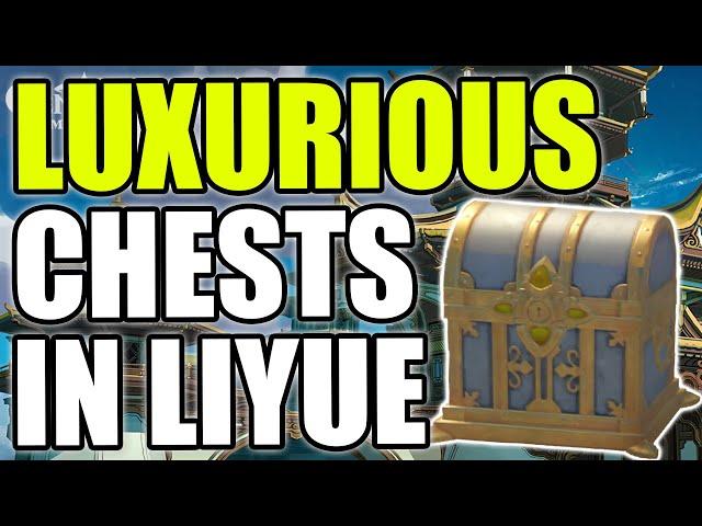 All Luxurious Chests Locations Guide LIYUE and Surrounding Areas | GENSHIN IMPACT