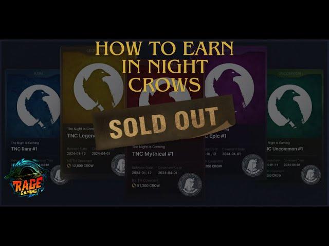  Night Crows NFT Pre-sale Sold Out! No Mining like MIR4? How to Earn Tokens 