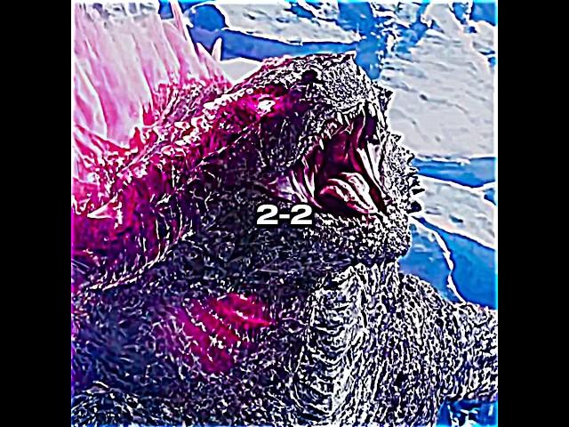 Godzilla vs Shimo #godzilla #battle #edit