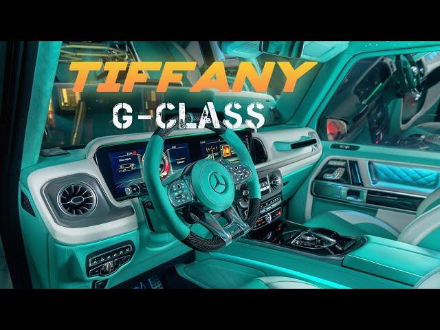 MB G-class Tiffany. Перетяжка салона и звездное небо