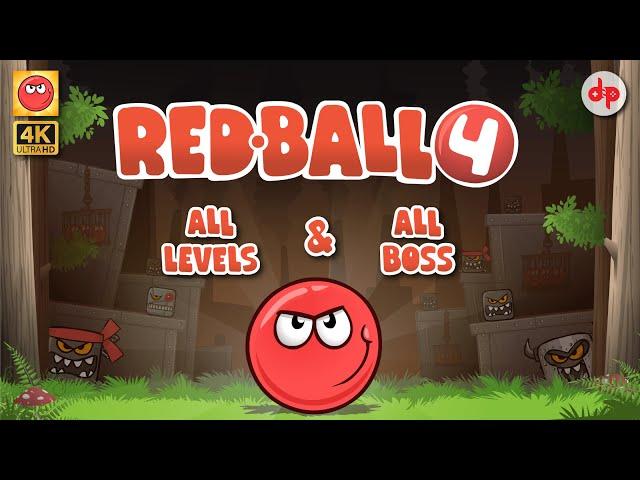 Red Ball 4 | All Levels | All Boss | Full Gameplay