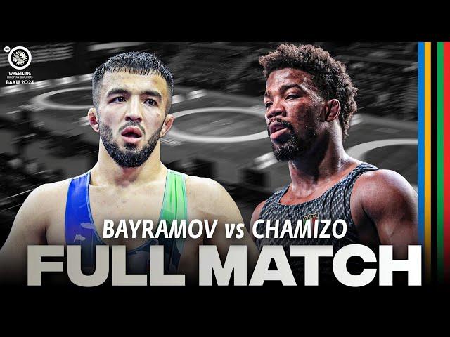 Unbelievable ending to Chamizo - Bayramov match | European OG Qualifier | Semi Final | FS 74Kg