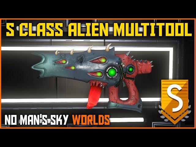 No Mans Sky -  Rare Red Crystal Alien Multitool - S Class - No Mans Sky  WORLDS UPDATE 2024