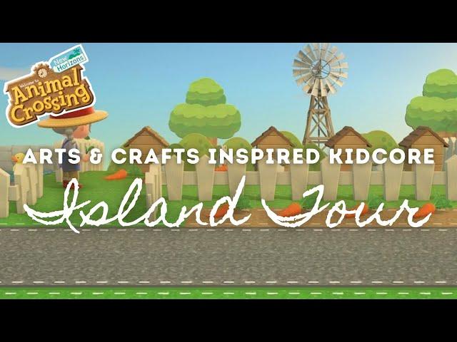 BRILLIANT ARTS & CRAFTS THEMED ISLAND TOUR | Animal Crossing New Horizons