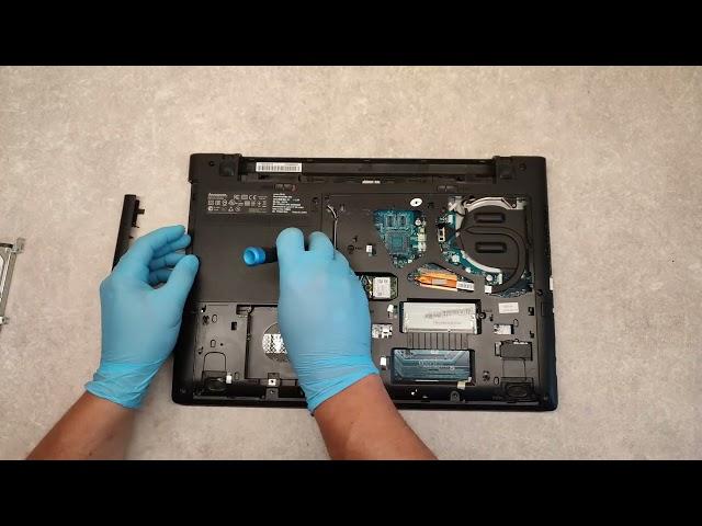 LENOVO G50-30 DISASSEMBLY, HDD REPLACEMENT, BATTERY REPLACEMENT, RAM UPGRADE, THERMAL GREASE CHANGE