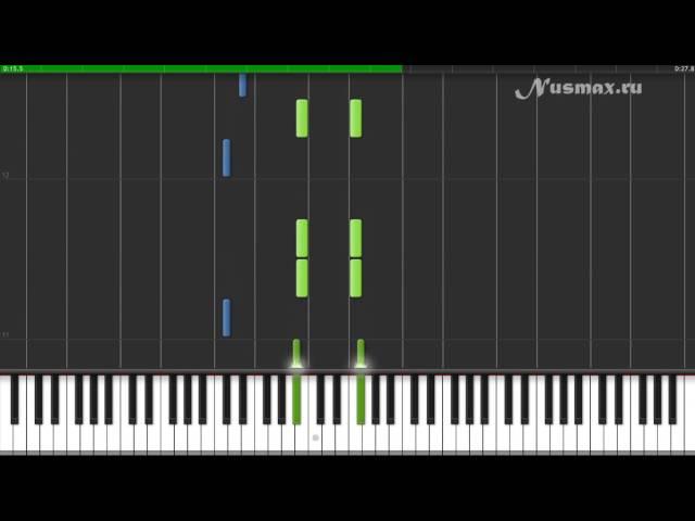 Собачий вальс (Cat Waltz) Piano Tutorial (Synthesia + Sheets + MIDI)