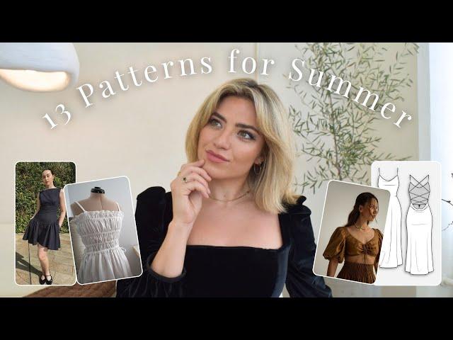 13 Patterns for a Dreamy Summer Wardrobe - Sew the Trends - Summer Sewing Inspiration