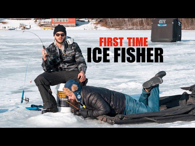 First Time Ice Fisher 