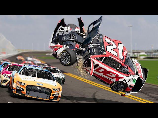 Realistic NASCAR Crashes #1 | BeamNG Drive