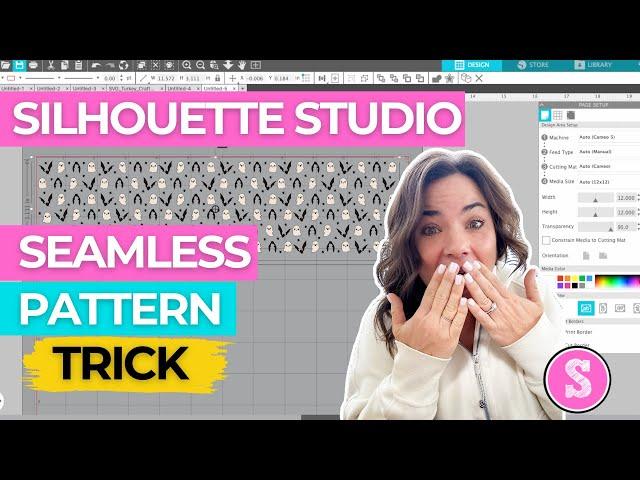 Silhouette Studio Seamless Pattern Trick That's So Easy It's Stupid