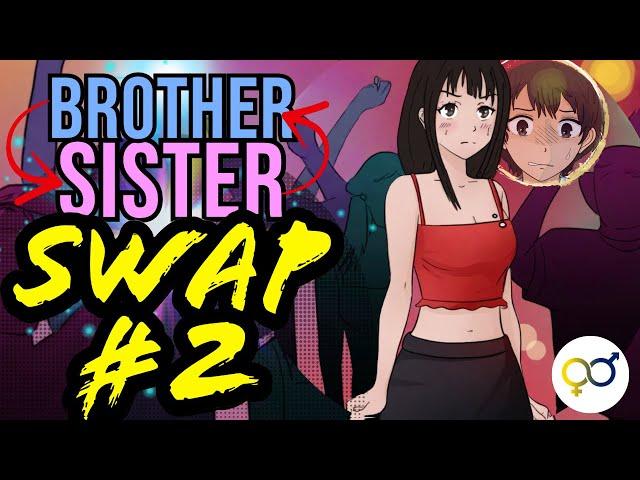 Brother x Sister Body Swap PART 2 | Dub Comic