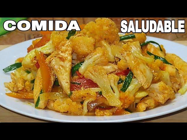 ¡Si tienes COLIFLOR en Casa prepara esta receta Deliciosa y Saludable en 5 Minutos !!