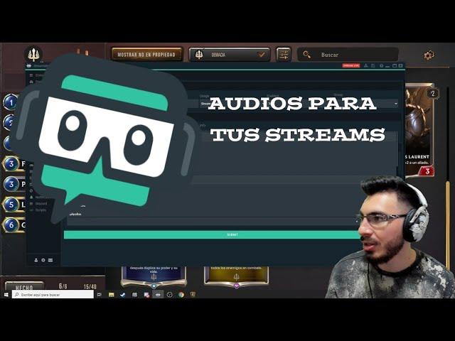 COMO TENER COMANDOS DE AUDIO EN TU STREAM (YOUTUBE-TWITCH)