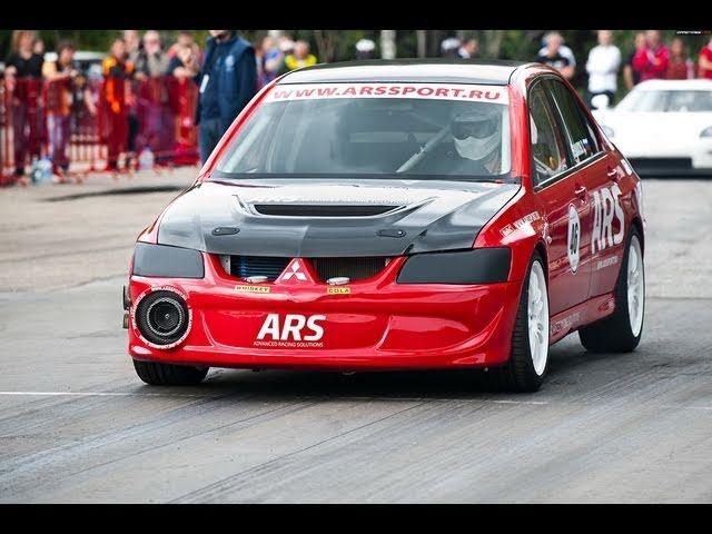 Mitsubishi Lancer Evolution ARS (1/4 mile 9.734 sec.; 1 mile 23.911 sec.)