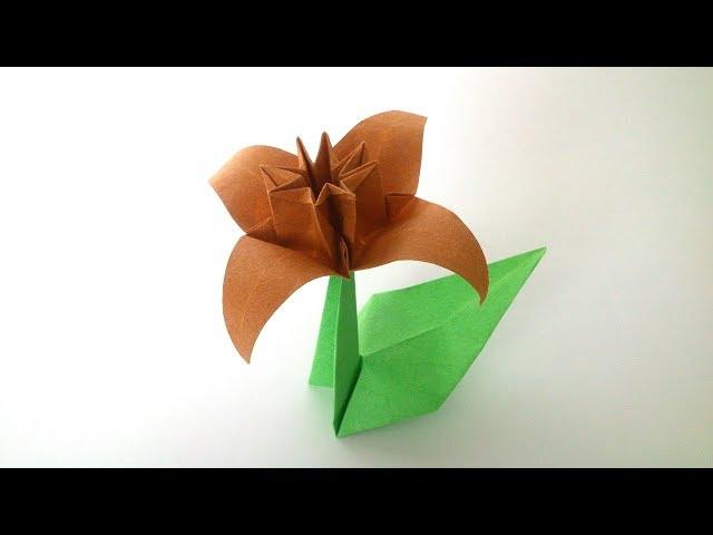 Origami Narcissus ( František Grebeníček) - Origami Flower Tutorial