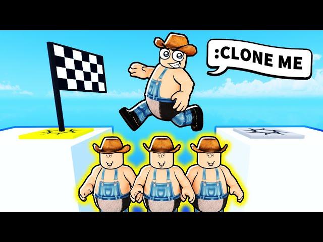 ROBLOX OBBY BUT YOU CLONE YOURSELF