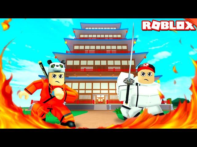 Ninja Olduk!! - Panda ile Roblox Ninja Tycoon