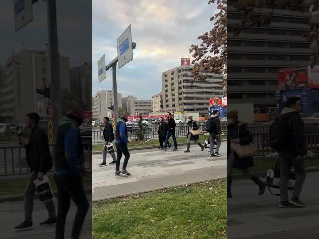 Turkey. Ankara.  Турция. Город Анкара. Пешком по центру города.