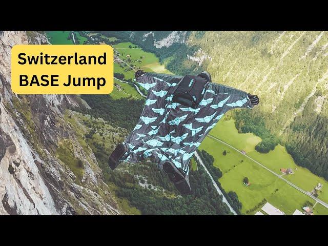 Switzerland Via Ferrata Wingsuit BASE Jump | Immersive 360 VR