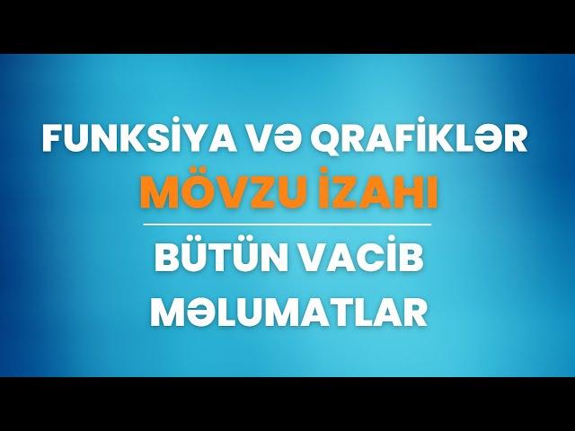 ️️Funksiya və qrafiklər izlə və funksiyadan heç bir problemin qalmasın #blok @buraxılış