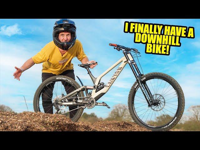 I FINALLY HAVE A DOWNHILL BIKE!