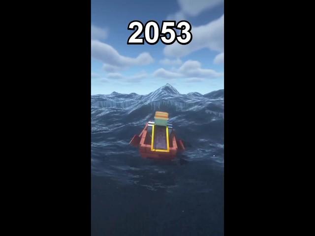 2022 vs 2053 in Minecraft.