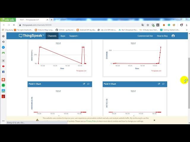 STM32F7 Test Ethernet DP83848 HTTP TCP UDP