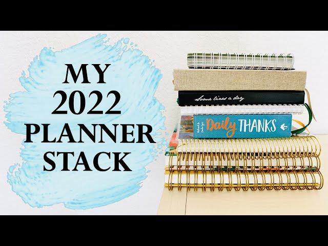 MY 2022 PLANNER STACK + HOW I PLAN