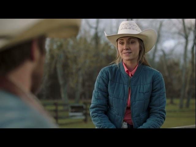 Heartland S18E01 Amy, Lyndy, and Nathan scene.