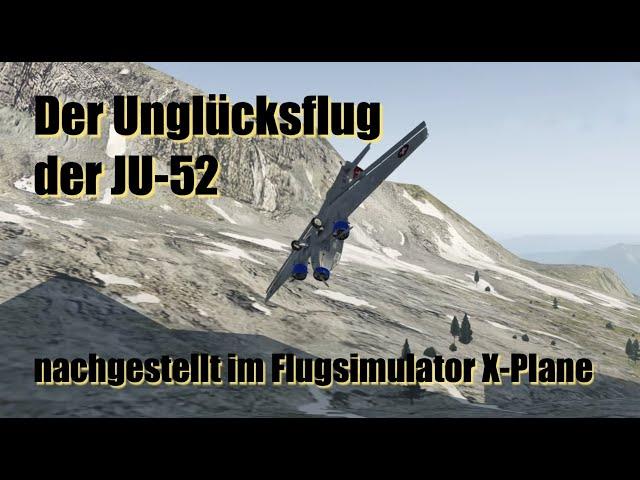 The Crash Flight of the JU-52, August 2018, in Switzerland