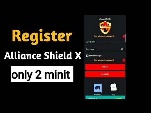 How to Register Alliance Shield X Account?? | Create Account of Alliance Shield (App Manager)