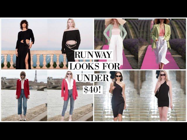 RECREATING RUNWAY LOOKS FOR LESS!